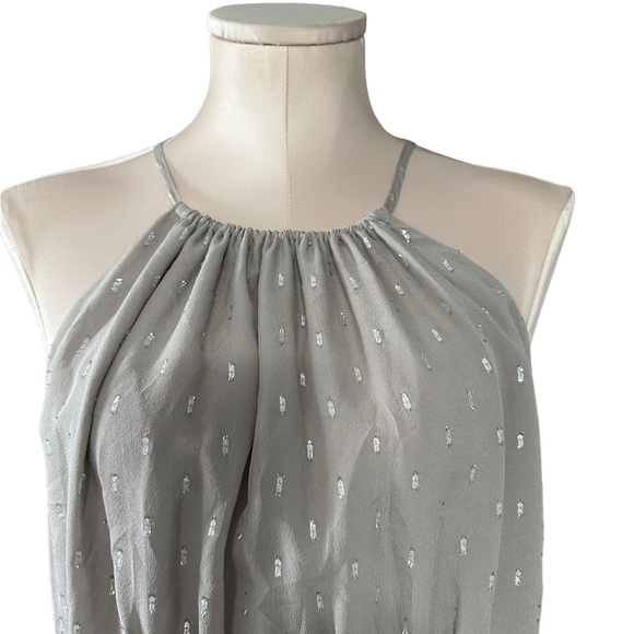 Joie light grey silk blouse. Beautiful details. Size M - Picture 14 of 16